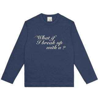 WHAT IF - T-shirt manches longues